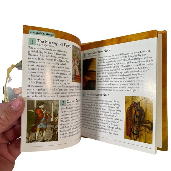 Classic Composer Mozart Musical Masterpieces Book and CD Set - Picture 4 of 4